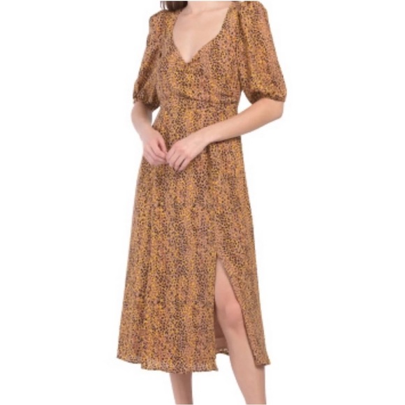 WAYF Dress| Leopard Print| Size: Small - Picture 2 of 6